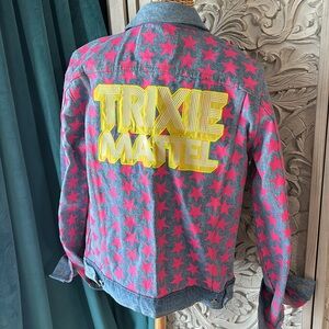 Official Drag Queen Merch exclusive rare Trixie Mattel Jean denim jacket XL